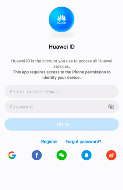 Huawei Honor Recuperación
