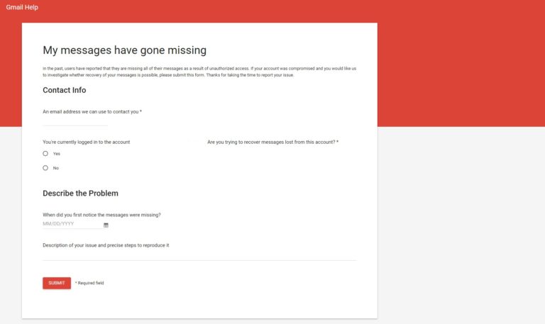 recuperar correos electrónicos eliminados permanentemente de Gmail