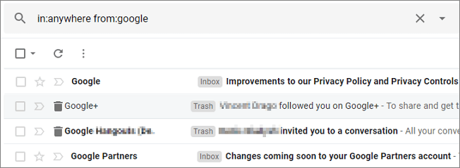 recuperar correos electrónicos eliminados permanentemente de Gmail