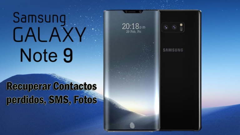Cómo recuperar datos borrados de Samsung Galaxy Note 9