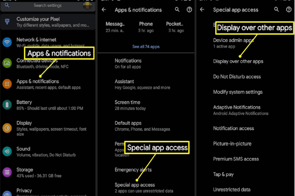 Superposición de pantalla detectada