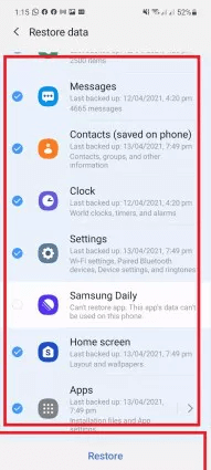 Restaurar datos perdidos de una tableta Samsung
