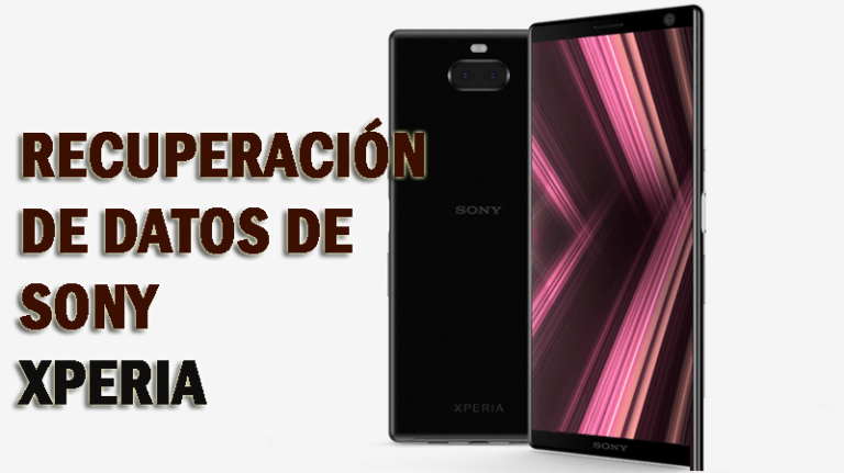 Recuperación de datos de Sony Xperia