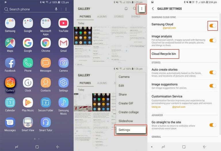 Recuperar Archivos Borrados Teléfonos Samsung S8