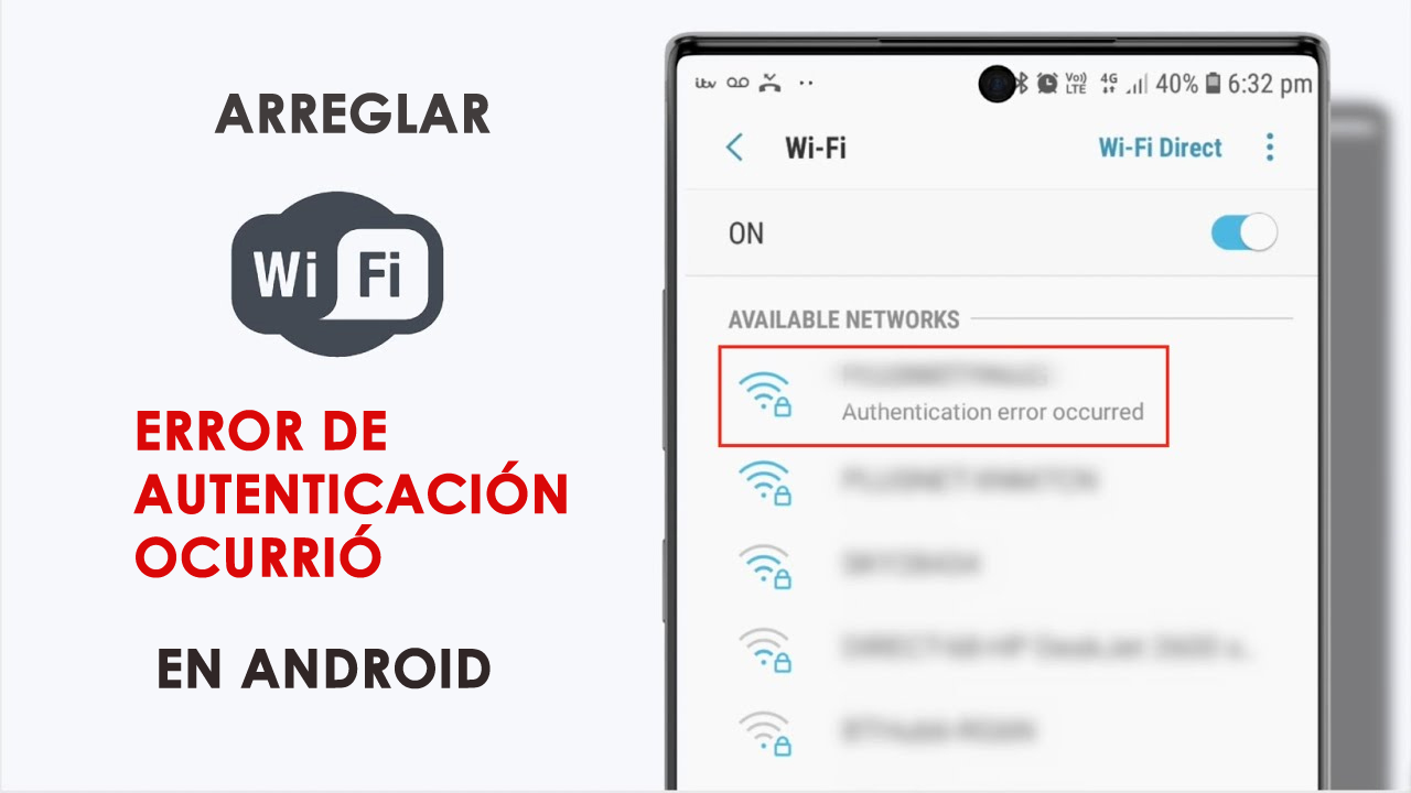 Solucionado 10 Maneras De Resolver Autenticacion Wi Fi Ocurrio Error En Android