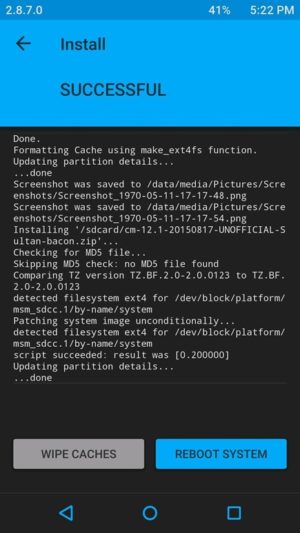error de cifrado Infructuoso en Android