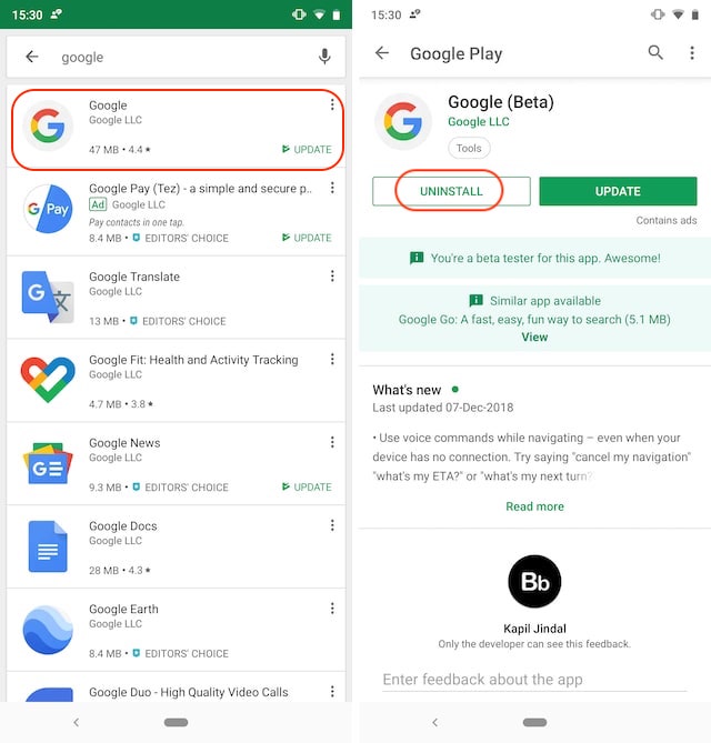 12 métodos para arreglar "OK Google no funciona" en Android