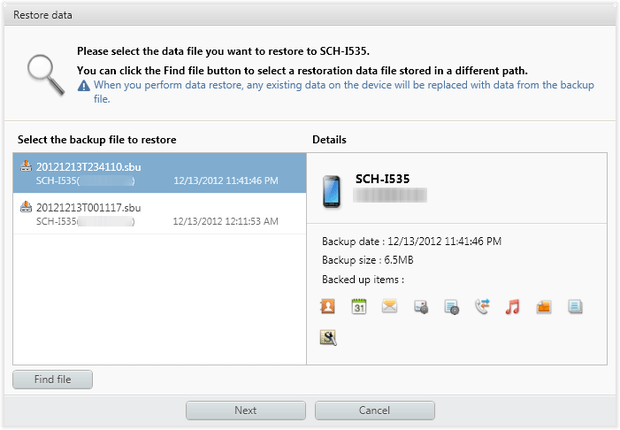recuperar datos eliminados de Samsung Galaxy S20