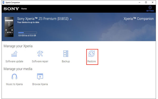 recuperar contactos eliminados del teléfono Sony Xperia