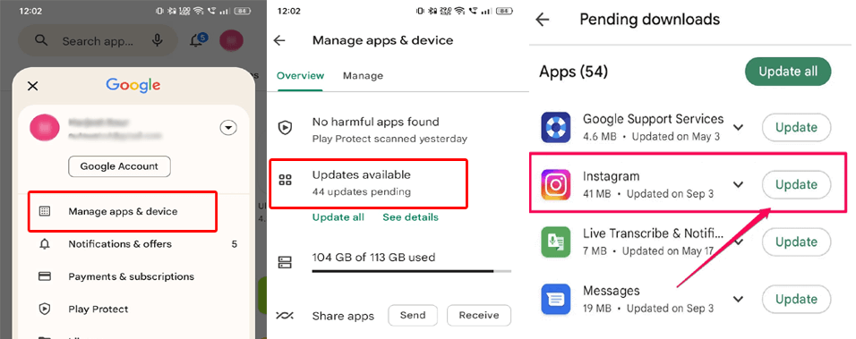 No se pueden publicar videos en Instagram