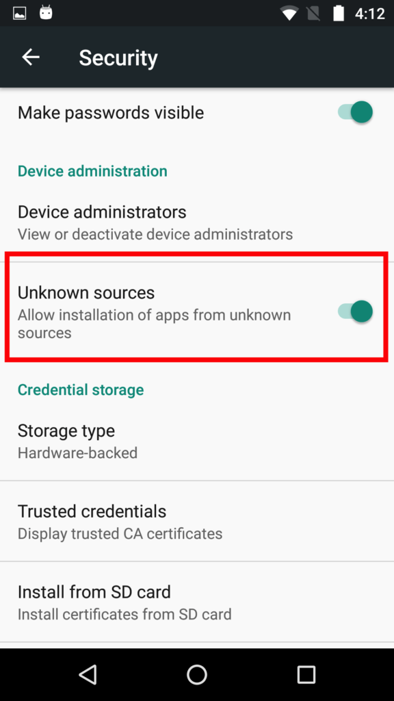 instale la última versión de Showbox
