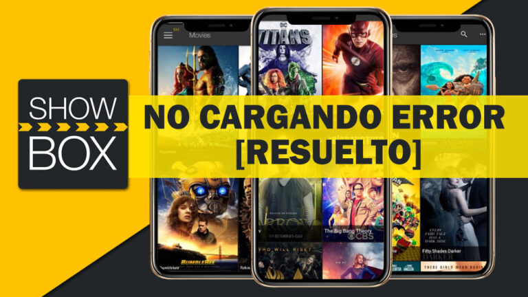Showbox no cargando