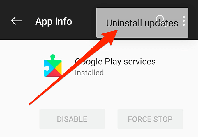 Google Play Store error al buscar actualizaciones