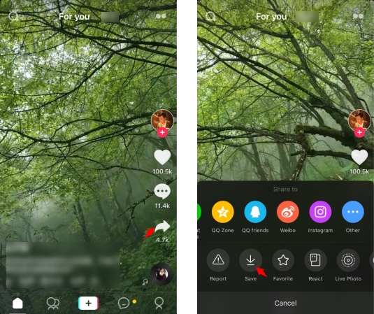 recuperar videos eliminados en TikTok