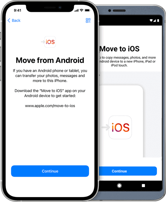 use la aplicación Move to iOS