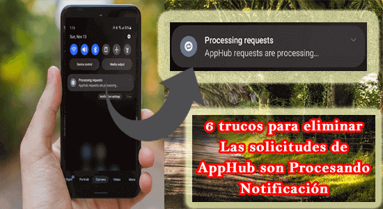 solicitudes de AppHub son Procesando