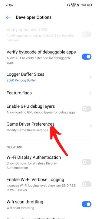 Preferencias del controlador de gráficos