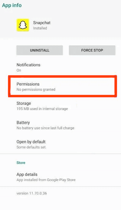 algo salió mal Historias de Snapchat