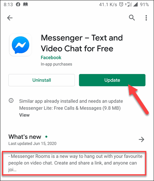 cómo corregir esta persona no está disponible en Messenger