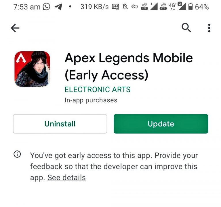 código de error 561 de Apex Legends Mobile en Android
