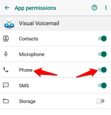 cómo configuro el voicemail visual de Android