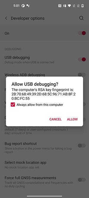 cómo desbloquear el bootloader OnePlus