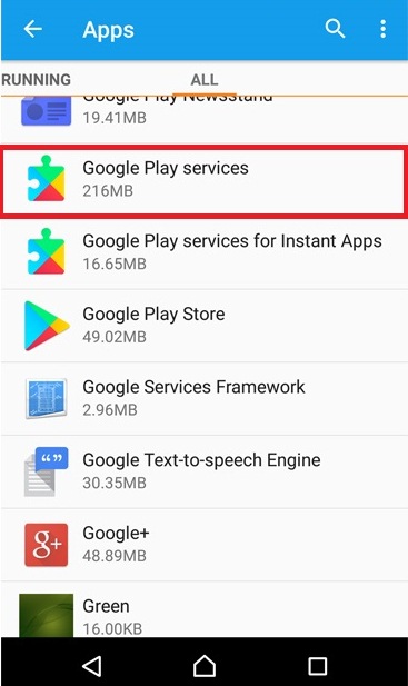 problema comunicando con servidores de Google en Android