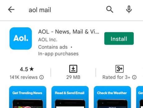 Arreglar el correo de AOL que no funciona en Android