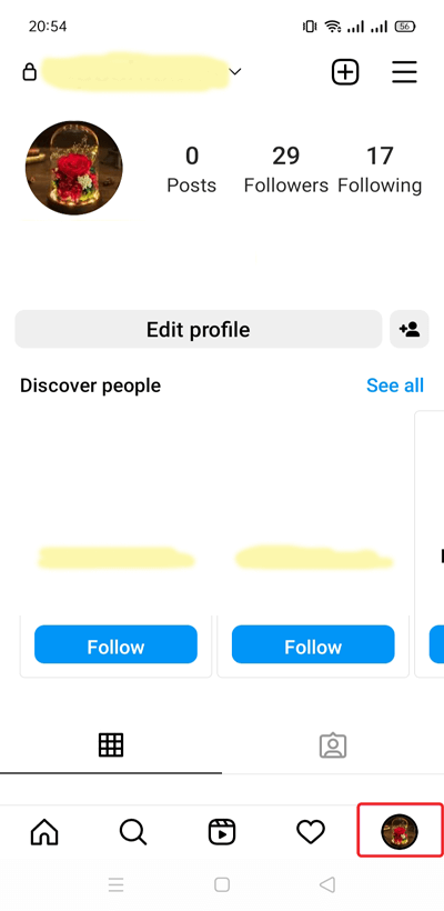 carretes de Instagram en Android no funcionan