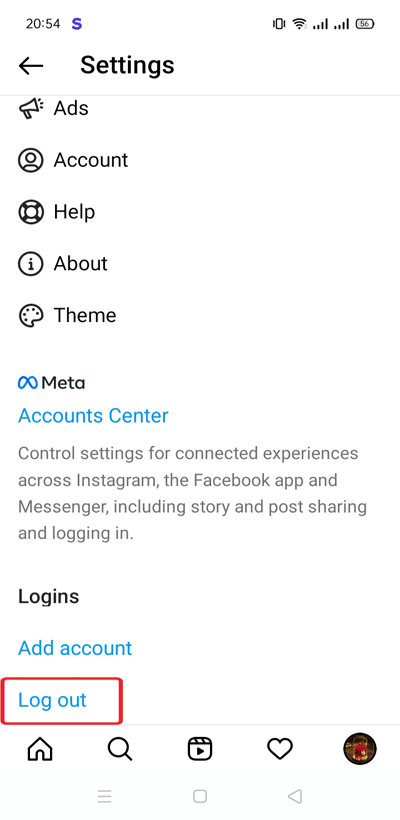 carretes de Instagram en Android no funcionan