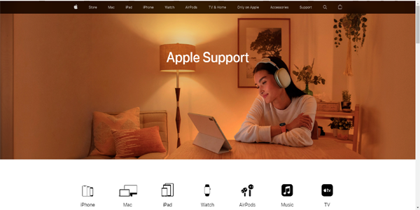 póngase en contacto con el soporte de Apple