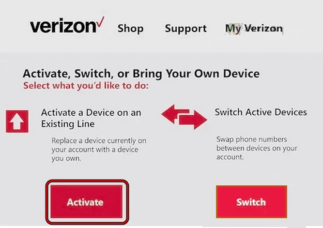 error de aprovisionamiento de Verizon en Android