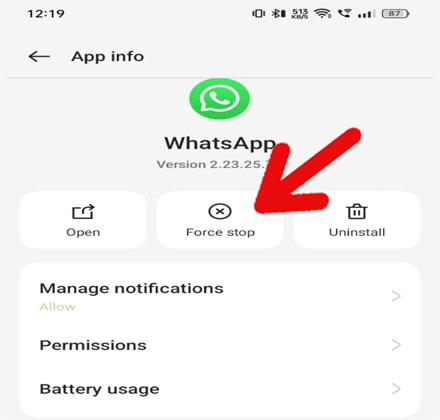 WhatsApp sigue deteniéndose