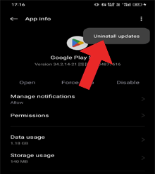 cómo reparar el error 20 de Google Play Store