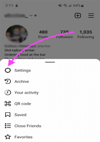 corregir el error de Instagram 'intentar de nuevo más tarde'