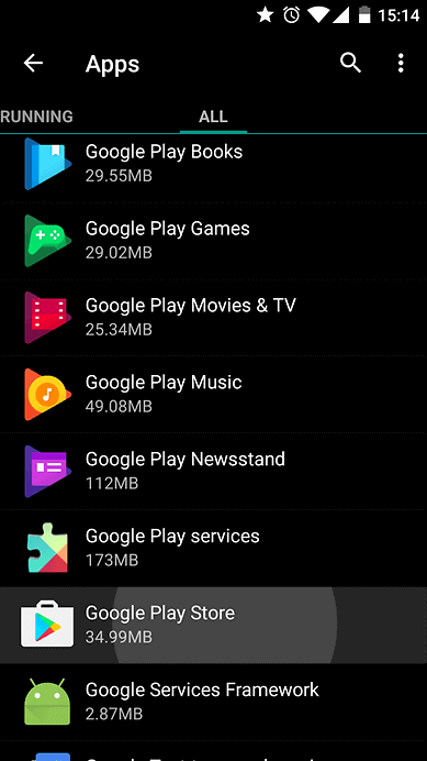 cómo reparar el error 20 de Google Play Store