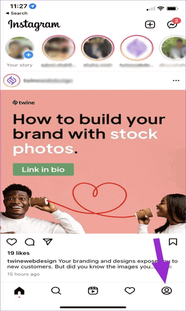 reparar Instagram que no carga imágenes
