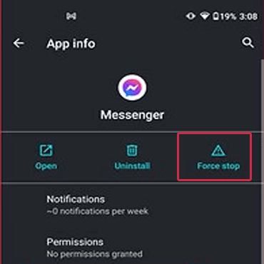 Facebook messenger no funciona en Android