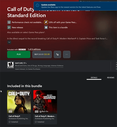 Call of Duty Modern Warfare 3 código de error 2901