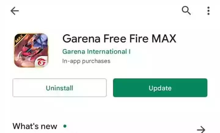 Free Fire Max Error de conexión de red