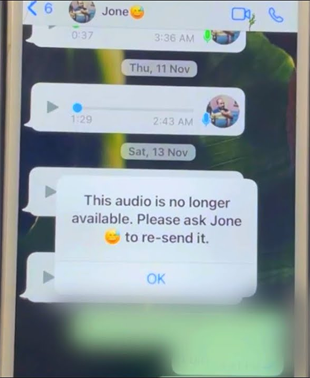 Este audio ya no está disponible