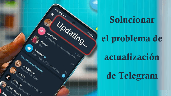 solucionar el problema de actualización de Telegram