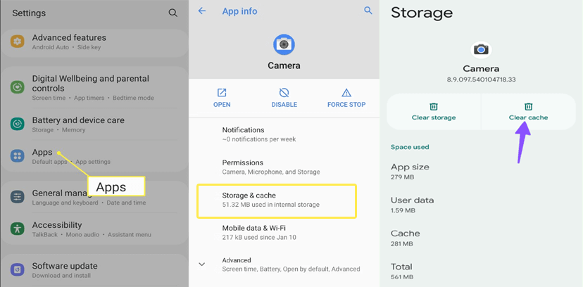 no se puede conectar a la cámara