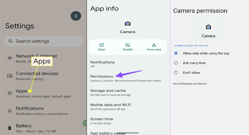 no se puede conectar a la cámara