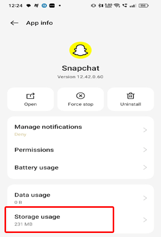 error Could Not Log Out Snapchat