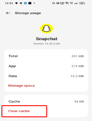 error Could Not Log Out Snapchat